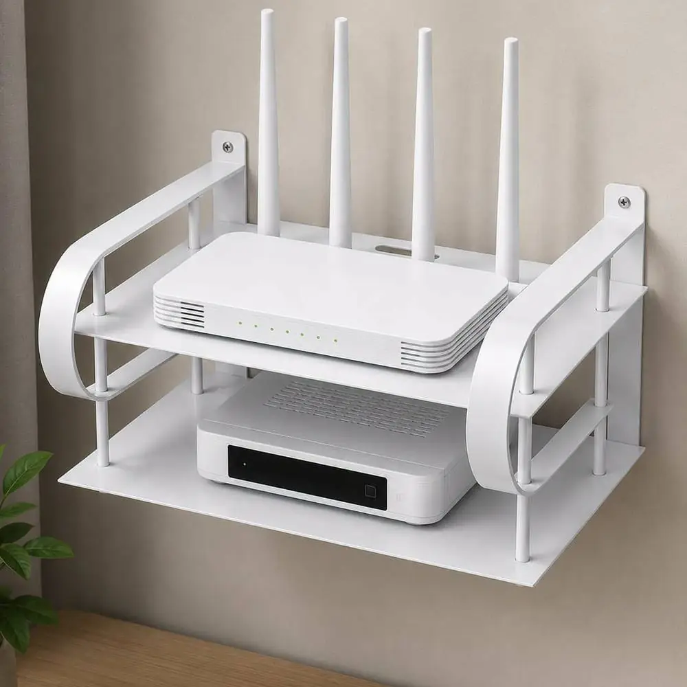 2 Layer Metal Router Stand