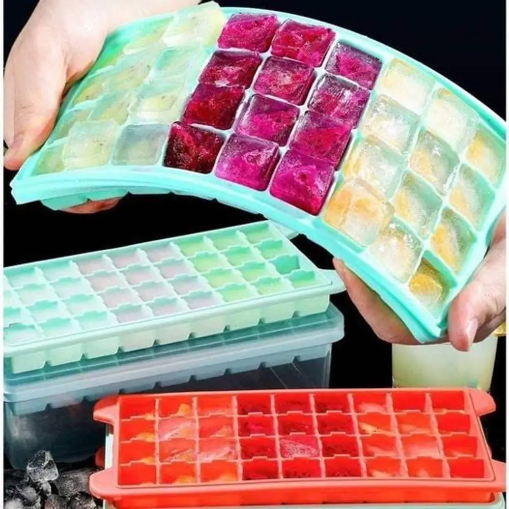 36 Grid Silicone Ice Tray With Lid