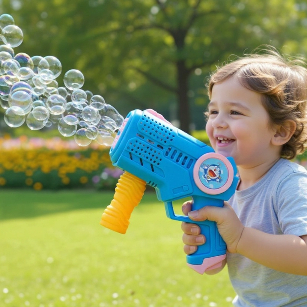 Automatic Bubble Gun Toy for Kids