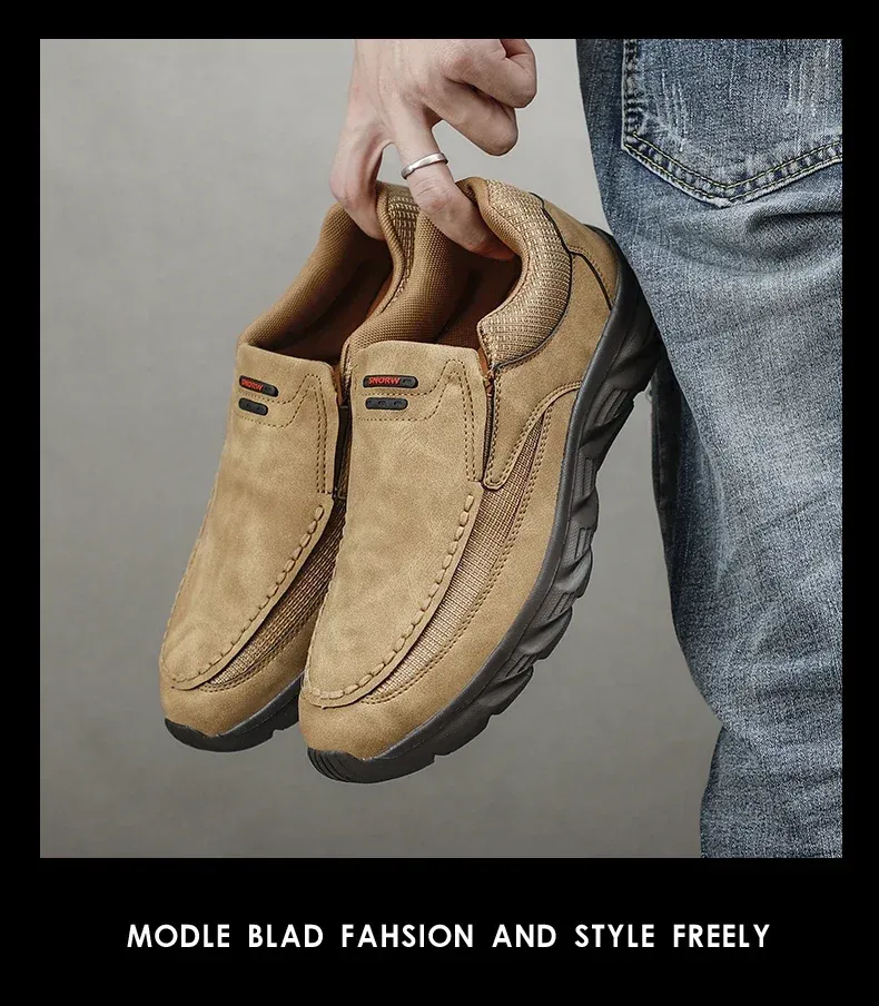Men Sneakers Light Loafers Slip on Casual Shoes for Men Comfortable Walking Luxury Brand Male Business Shoe Driving Footwear