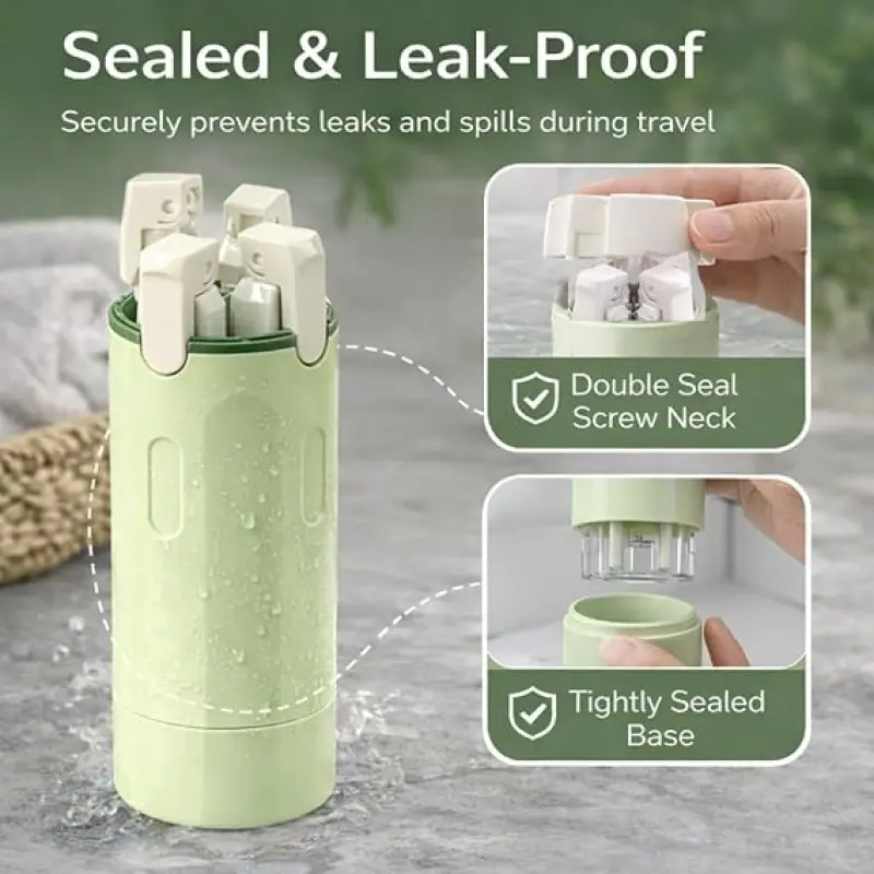 4-in-1 Travel Dispenser Bottle